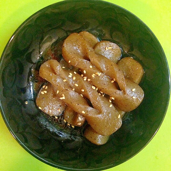 ねじりこんにゃくの炒め煮 レシピ 作り方 By くろねこ かふぇ 楽天レシピ